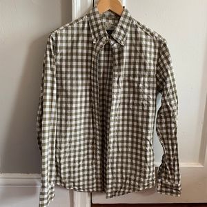 J. Crew Gingham Lightweight LS Shirt